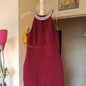 Maroon Mermaid Style Dress